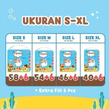 MOMBABY PANTS S54+6 / M50+6 / L42+6 / XL36+6 / XXL32+6 MOMBABY L42+6