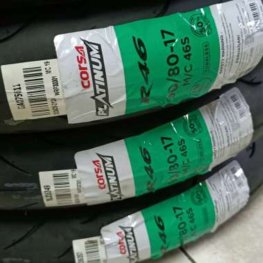 Ban Corsa Platinum R46 90/80 Ring 17/Ban Balap Tubeless Soft Compound 90/80-17 TL