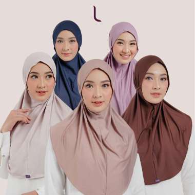 Elzatta Kerudung Jilbab Instan non pat Elzatta Zaria Sabelya Putih