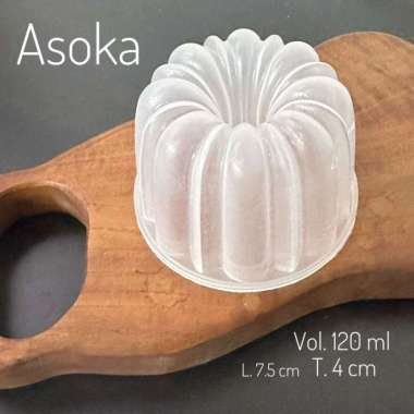 Cetakan Pudding Mini Asoka 1 Lusin (7.5×4cm)