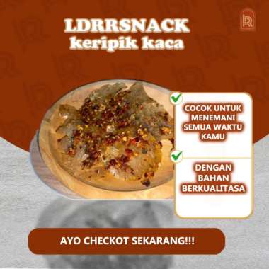 Kripca Keripik Kaca pedas daun jeruk ( Keripik Beling ) 1kg