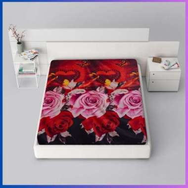 Cover Kasur Busa Resleting Motif Elegan Tinggi 20cm Sarung Kasur Busa LP 60x200cm Kayyas