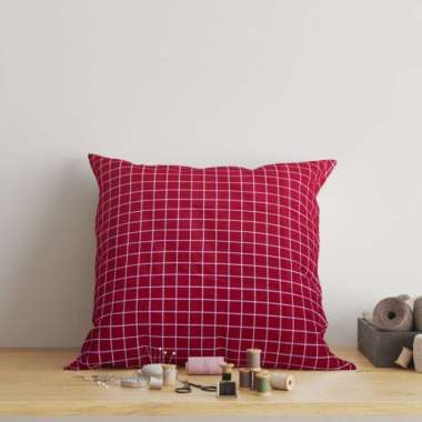 Bantal Sofa Kursi Motif Ukuran 40x40cm - 60x60cm LP 40x40cm KleinRed