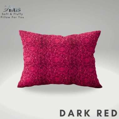 BerkahSaluyu-Bantal Tidur Embos/Bantal Termurah LP DarkRed