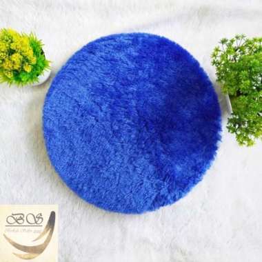 Bantal Duduk/Alas Duduk Bulat/Bantal Kursi/Lantai Ukuran 40 x 40cm LP Dongker