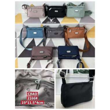 Tas Selempang Wanita Chibao CB 2166 Kanvas CB 2166 Hijau Mint