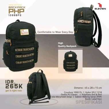 Eleven Tas ransel Backpack PHP