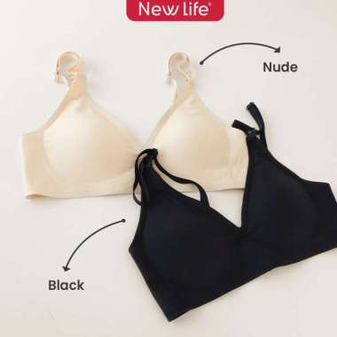 New Life Aero Comfy Nursing Bra B1S1 | Bra Menyusui XXL NUDE