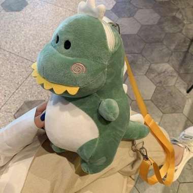 Tas Selempang Boneka DINO // tas Hp Boneka GREEN