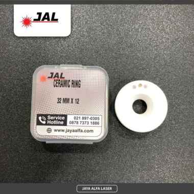 Ceramic Ring Laser Head Mesin Laser Cutting Raytools 32mm