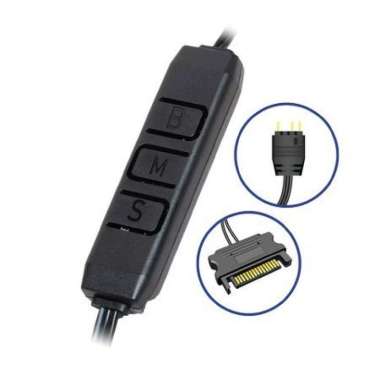 Vurrion ARGB LED Fan Controller (3-pin ARGB, SATA Power)