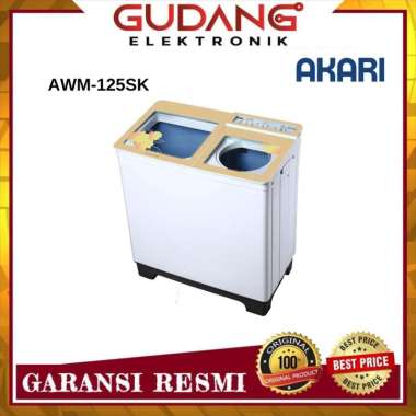 TWIN TUB AKARI AWM 125SK MESIN CUCI 2 TABUNG AKARI AWM-125SK -