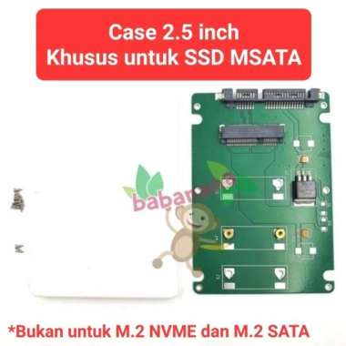 Case 2.5 inch ssd hdd msata to sata m.sata enclosure internal pc