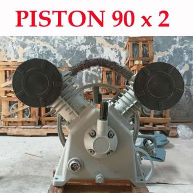 bare kompresor angin kepala kompresor piston headpump - 2hp 51x2 5hp 90x2