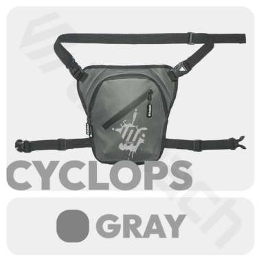 THOBACH - TAS PAHA WATERPROOF MULTIFUNGSI RUNNING BAG THIGH BAG CYCLOPS TAS PINGGANG TAS JOGGING Gre