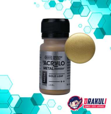 Acrylo Metal Paint for Model Kit - Gold Leaf M214