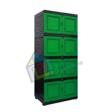 LEMARI PLASTIK JUMBO MM 3 SUSUN DAN 4 SUSUN 4 SUSUN