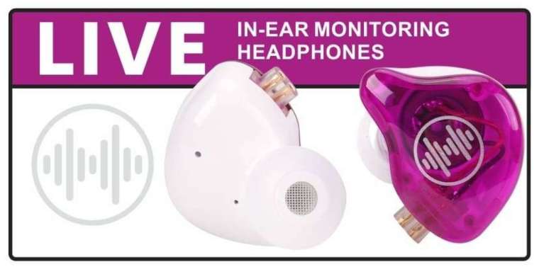 WAVE 1 LIVE / WAVE1LIVE IEM in ear monitor wave audio Purple White