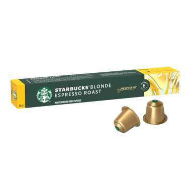 Starbucks Nespresso Blonde Espresso Roast Coffee Capsule Capsules Kapsul Kopi