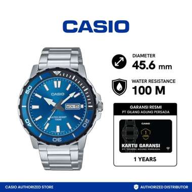 Jam Tangan Pria Casio Original MTD-125D-2A1VDF Analog