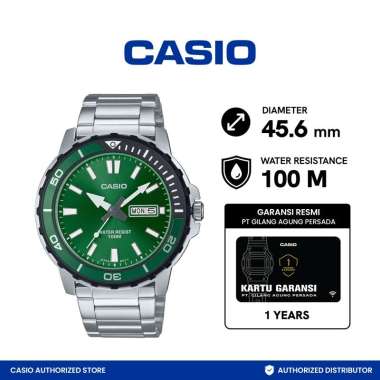Jam Tangan Pria Casio Original MTD-125D-3AVDF Analog