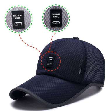 Baseball cap : T LUCK - Topi Baseball Topi Golf Topi Olahraga Topi Pria Topi Wanita NAVY