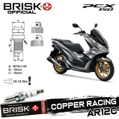 Busi Brisk Copper Racing Tipe AR12C Honda PCX