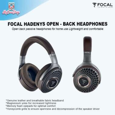 FOCAL HADENYS BROWN OPEN BACK HEADPHONES LOUDSPEAKERS