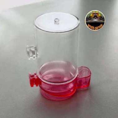 CEPUK WADAH DISPENSER PAKAN MINUM BURUNG KENARI LOVEBIRD