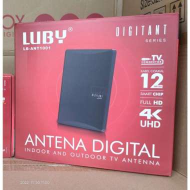 Antena Digital Luby Lb-Ant1001 / Antena Indoor Outdoor Untuk Stb Set Multicolor