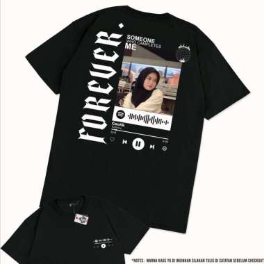 KRMK Kaos T Shirt Baju Distro Cowok Cewek Pria Wanita Keren Unisex Katun Combed 24s CUSTOM FOTO STRE