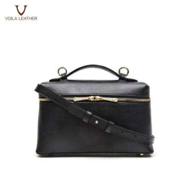 VOILA LEATHER Tas Tangan Tas Selempang Wanita Kulit Asli Genuine Leather Hand Bag Sling Bag NAVA Bla