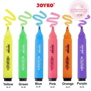 Joyko Highlighter Penanda Berwarna Kertas Stabilo Warna Penanda Kertas HL47 - 52 GREEN