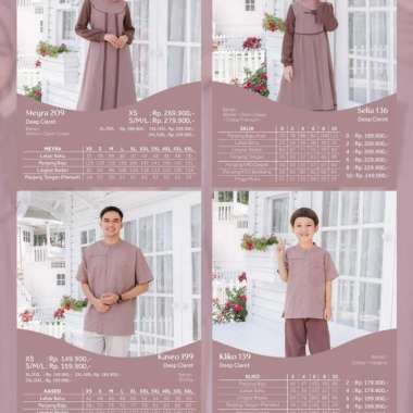 SARIMBIT SEPLY 2024 EKSIS 220 DEEP CLARET MEYRA 209 KASEO 199 GAMIS M