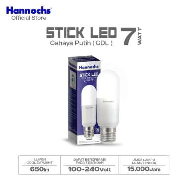 Hannochs Lampu Bohlam LED Stick 7W Cahaya Putih