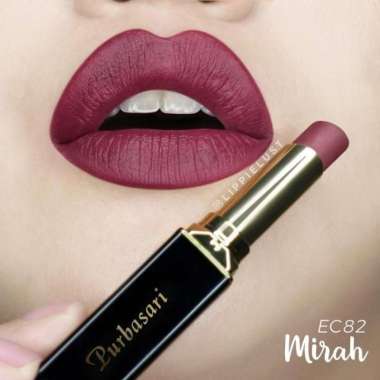 Purbasari Matte Lipstick BPOM Halal Tahan Lama 12 Jam 82 mirah