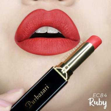 Purbasari Matte Lipstick BPOM Halal Tahan Lama 12 Jam 84 ruby