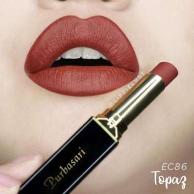 Purbasari Matte Lipstick BPOM Halal Tahan Lama 12 Jam 86 topaz