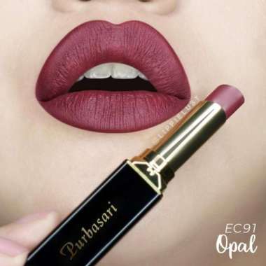 Purbasari Matte Lipstick BPOM Halal Tahan Lama 12 Jam 91 opal