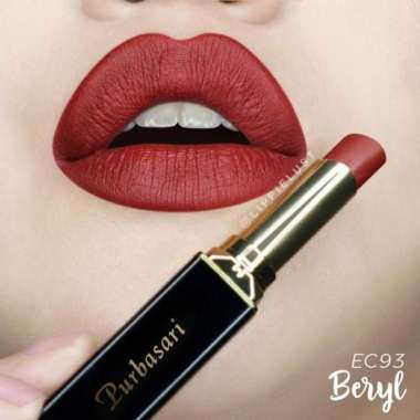 Purbasari Matte Lipstick BPOM Halal Tahan Lama 12 Jam 93 beryl