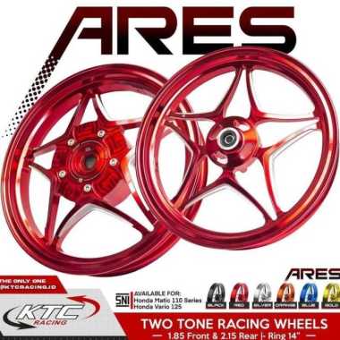 Velg KTC ares Vario 125 honda vario150 bintang ring14 ktc orange