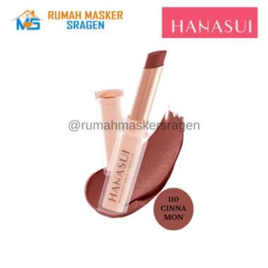 HANASUI MATTEDORABLE LIPSTICK/HANASUI LIPSTIK #ANTIGESER 110 CINNAMON