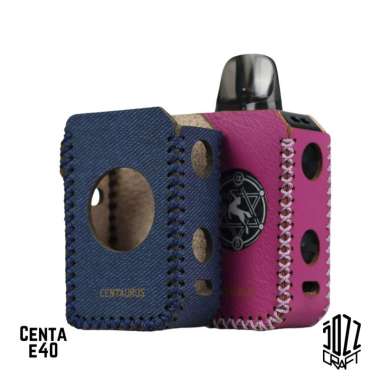 Premium Leather Case SLeeve Centaurus E40 Model Lubang Kulit SIntetis Free Lanyard Havana