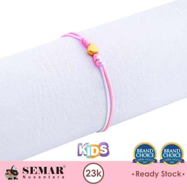 Gelang Emas Tali Rainbow Loveny Kids Gold 23K Semar Nusantara