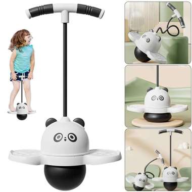 Mainan Anak Jump Pogo Stick Bola Jumping Bouncy Ball Balance with Pump Panda