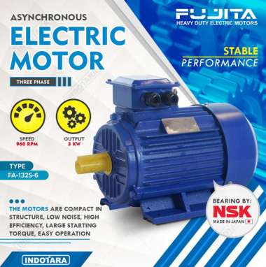 Fujita Electric Motor 3 Phase FA-132S-6