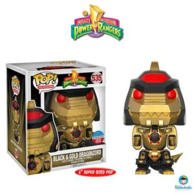 Funko POP! Power Rangers - Black & Gold Dragonzord (Toy Tokyo Sticker)