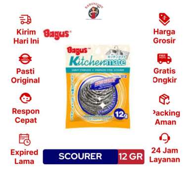 Sabut Kawat Bagus Stainless Scourer isi 1
