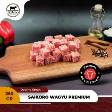 Saikoro Beef Wagyu Premium AUS | Daging Sapi Cube Wagyu 250 gram