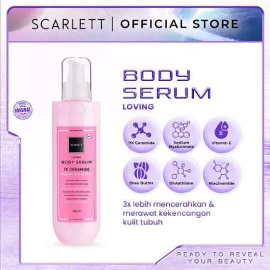 Scarlett Whitening Body Serum dan Body Cream Jolly, Happy, Charming -Scarlet handbody lebih melembab